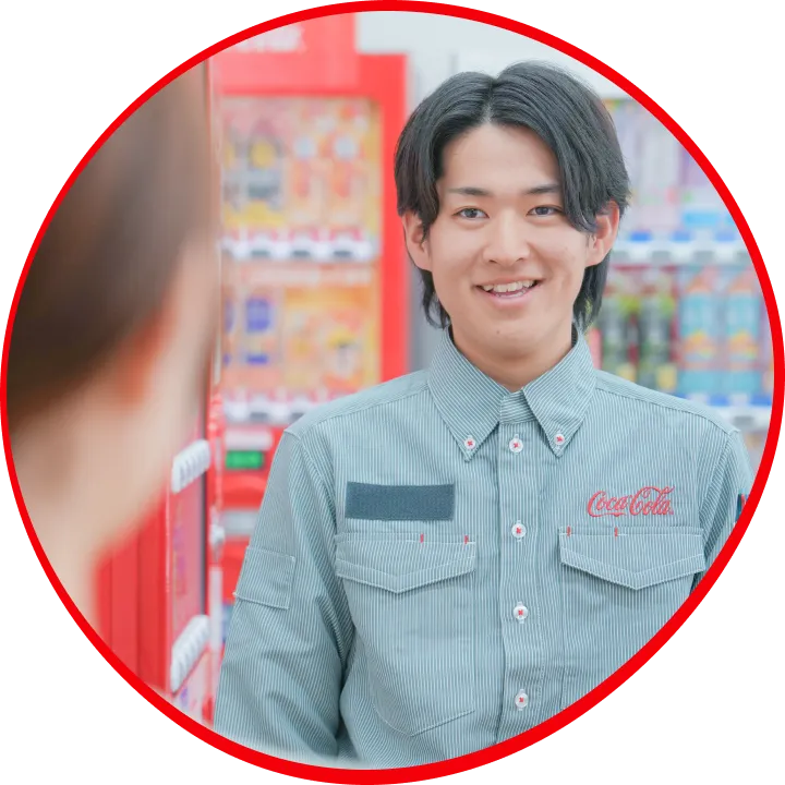 お得意さまとコミュニケーションをとる男性社員