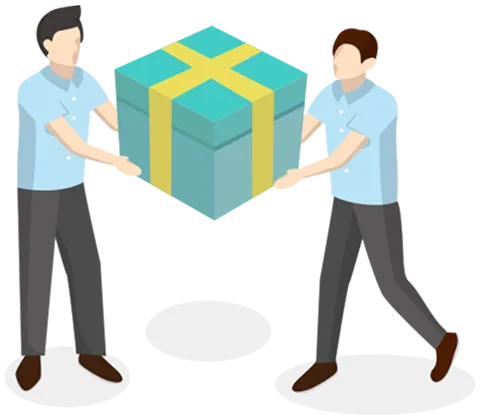 負担軽減と生産効率を高める イラスト