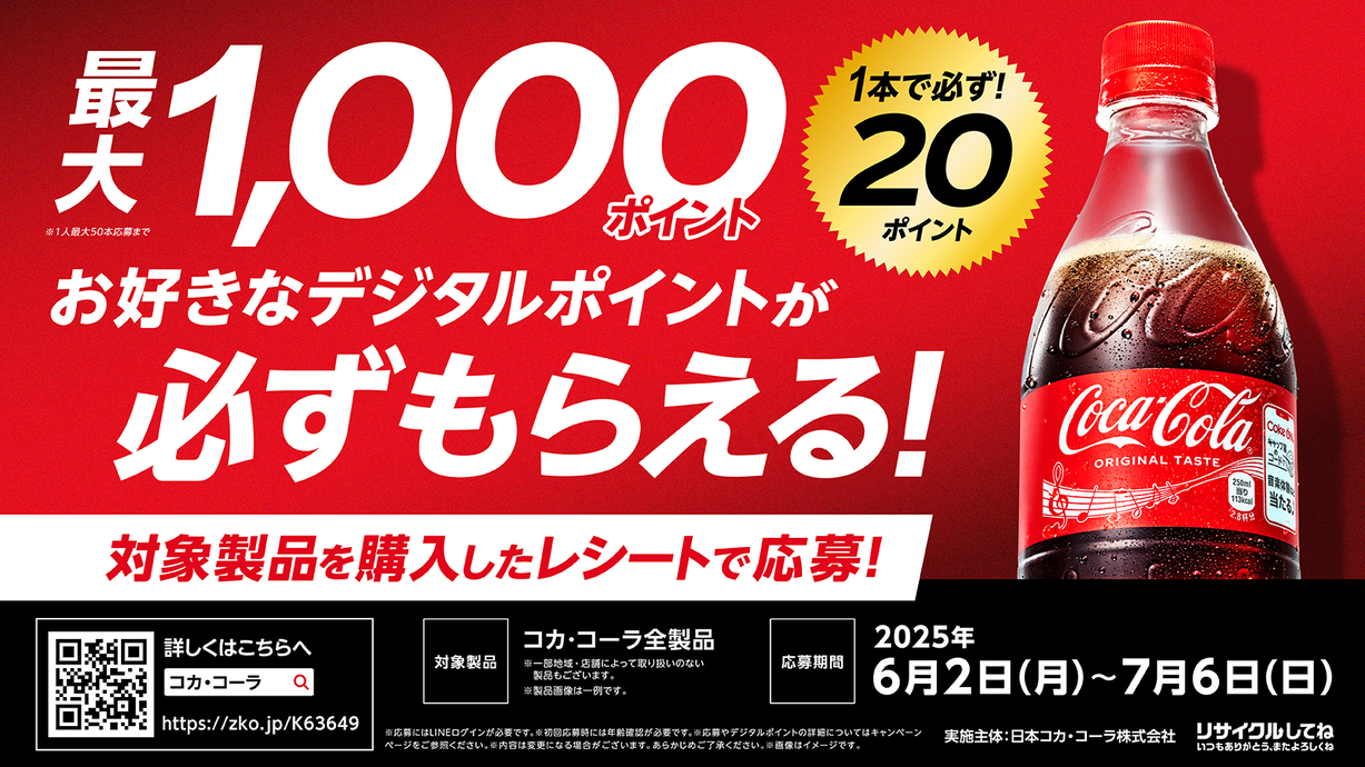 コカ・コーラ レシートプロモーション